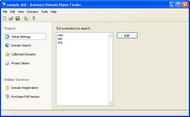 Avensen Domain Name Finder screenshot